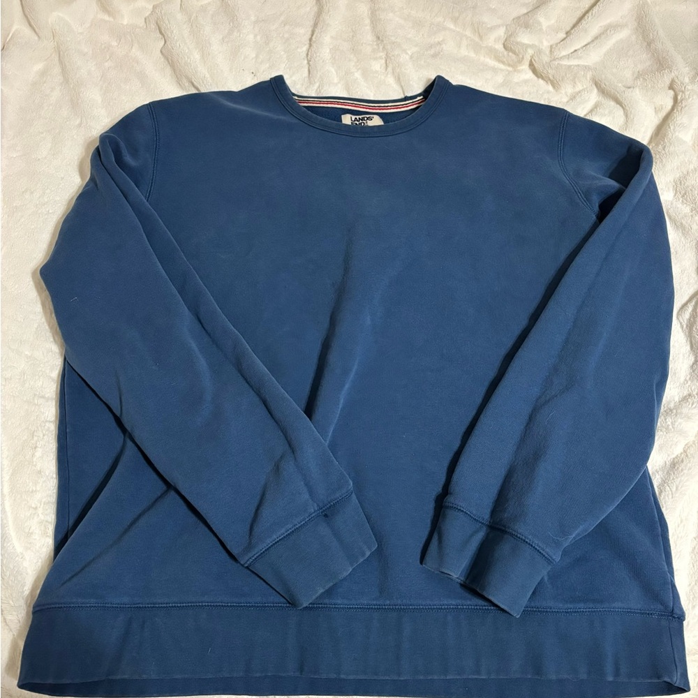 Men's Blue Crewneck Sweater